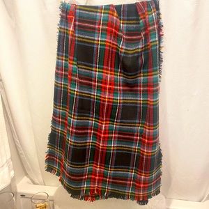 Huge synthetic wool blanket scarf